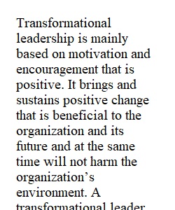 Module 3 - SLP CHANGE-ORIENTED LEADERSHIP: TRANSFORMATIONAL AND CHARISMATIC LEADERS